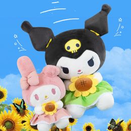 Poupées tournesol de dessin animé attrayantes, nouveaux jouets en peluche apaisants, cadeaux d'anniversaire populaires pour femmes, vente en gros, en Stock, 2024