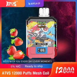 2024 ATVS Puffs Vapes Dernivins E-cigarettes 20 ml Bobine de maille préfile