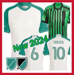 2024 Austin FC voetbalshirt Kid Kit Man 23/24 voetbalshirt Primary Home Groen Las Voces Away Wit Tan Armadillo DRIUSSI RIGONI RING RUBIO WOLFF ZARDES REREIRA