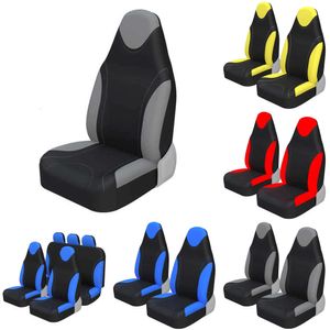 2024 AUTOYOUTH Protector de asiento delantero de coche Fundas universales para asientos de automóviles Cojines de asiento de coche con respaldo alto Asiento de cubo Estilo de coche azul