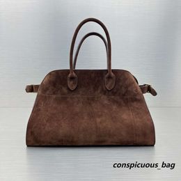 2024 Herfst en winter De nieuwe Margaux 15 handtas Alcantara Crossbodytas voor dames Hoge kwaliteit stijl schoudertas Damessporttas Veelkleurig The Row