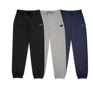 2024 Autumn Men's Designer Drawstring Pants, Solid Color Leggings, Sports Pants, Men's and Women's Losse Pitting Casual Pants voor koppels