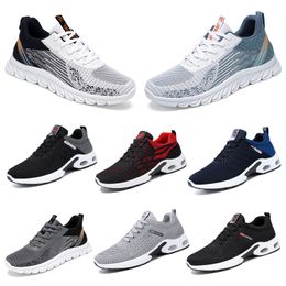 2024 automne hommes femmes chaussures randonnée course semelle souple mode noir blanc rouge à lacets baskets blocage bout rond Patchwork 39-45