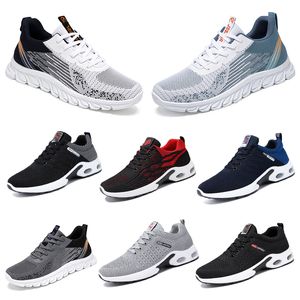 2024 Autumn Men Women schoenen wandelen Running Soft Sole Fashion Black White Red Red-up Sneakers Blokkerende ronde teen Patchwork 39-45