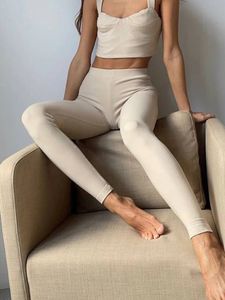 2024 Leggings pour femmes automne-pantalons gris stretch stretch hautement taille fine leggings pour femmes collants slims coton slim 240415