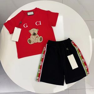 2024 Baby Set Children's Deux pièces Designer à manches courtes pour enfants Set Baby pour hommes et femmes Top Brand Summer Two-Pice Vêtements