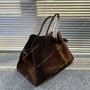 2024 Bag Handtas Designer Leer de grote capaciteit rijhide emmer nieuwe tassen margaux15 suede