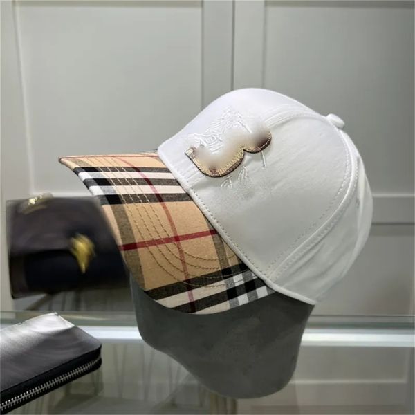 2024 Tapas de pelota Diseñadores para hombres Capas de béisbol Sombreros de marca Borded Bone Men Women Casquette Sun Hat Sports Mesh Cap K-4