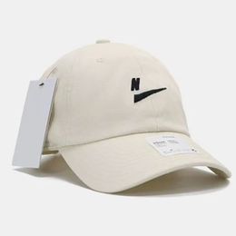 2024 Ball Caps Hat Top Tech Designer Cap Baseball Cap Embroidery N Print Outdoor Sporthoed Zon Visor Zomerzonbescherming Hoed Er zijn verschillende kleuren beschikbaar