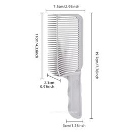 2024 Barber Fade Comb Hairdressing Accessoire voor geleidelijk haar Blend warmteborstel voor heren taps toelopende kapsels- Geleidelijk haar