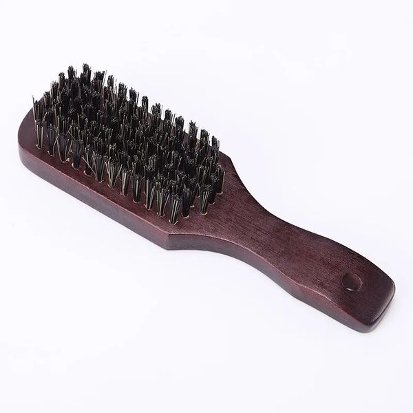 2024 Barber Wood Handle Dressing Hair Nettaiteur Nettoyage Brosse rétro Broken Broken Broken Retirez les outils de salon de coiffure de coiffure pour le bois de coiffure