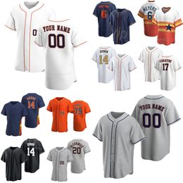 2024 Baseball City Connect 79 Jose Abreu Jerseys 14 Mauricio Dubon 17 Victor Caratini 56 Ronel Blanco 6 Jake Meyers 20 Chas McCormick Cousue