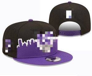 2024 Basketballcaps Sacremento''kings'unisex Fashion Cotton Baseball Cap Snapback Hat For Men Women Sun Bone Gorras 'Borduurveer Groothandel