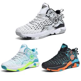 2024 Basketbal Schoenen voor Mannen Herfst Midden en Grote School Student Training Sneakers Jeugd Sport Trainers Jongens Grote Groothandel B021