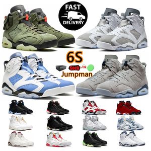 2024 Chaussures de basket-ball Jumpman 6 6s University Blue Red Oreo Georgetown Midnight Navy Cactus Jack Black Infrared Maroon baskets pour hommes baskets de sports de plein air