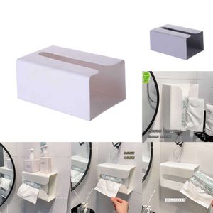 2024 Badkamer Tissue Dozen Papier Houder Muur Opknoping Tissue Box Tissue Rekken Keuken Servet Opbergrek Toiletpapier Dispenser