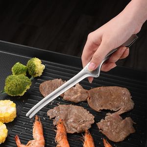 2024 BBQ Food Tongs Corée Clips de barbecue coréen Grill en acier inoxydable Chief Cuisine Tong Pain Babure de steak de grillade extérieur BBQ BBQ