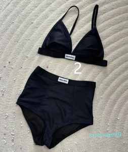 2024 Bra de plage ensemble Classic Letters Swimwear for Women Embroidery Lingerie Underwear