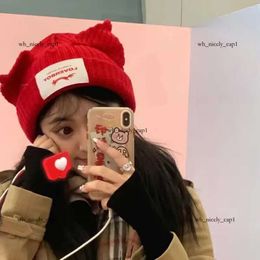 2024 Beanie / Skull Caps Kpop Street Children Hyunjin Hendery Mismos gorros WAYV Leeknew Punto Gato Oreja Sombrero Moda Lindo Loverboy Casual Headwear 297