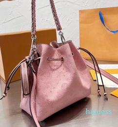2024 Bella Designers Bucket Old Flower Flap Drawstring Конверт сумки на ремне женская сумка Роскошная кожаная сумка-мессенджер Hobo