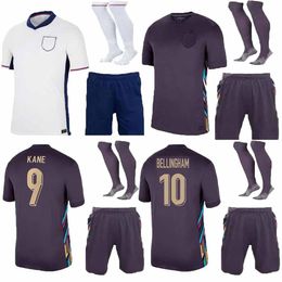 2024 Bellingham Kane Inglaterra 24 25 Hombres Kit Kit xxxl 4xl Jerseys de fútbol Sterling Rashford Sancho Grealish Mount Foden Saka Boy Guero de fútbol Camisa de fútbol