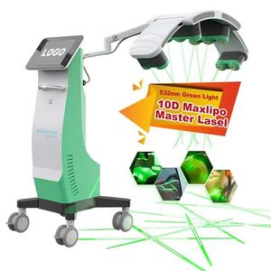 2024 Best Effets Blessures d'athlétisme 10d Lipo Laser Slimming 532NM Green Red Lightweight Loss Slimming Machine pour Beauty Salon