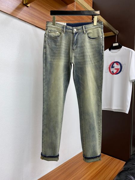 2024 Jeans les plus vendus Designer Denim Pantalon brodé Pantalon de mode Pantalon de style Hip Hop Pantalon à glissière, Taille 28-40 # 007