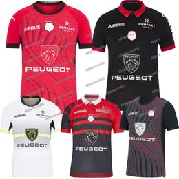 2024 BIARRITZ Racing 92 Rugby Jersey Maillot 23 24 Stade Francais Parijs Union Toulouser Bordeaux Begles Thuis Uit Perpignan Ernest Wallon _Jersey