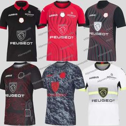 2024 BIARRITZ Racing 92 Rugby Jersey Maillot 23 24 Stade Francais Parijs Union Toulouser Bordeaux Begles Thuis Uit Perpignan Ernest