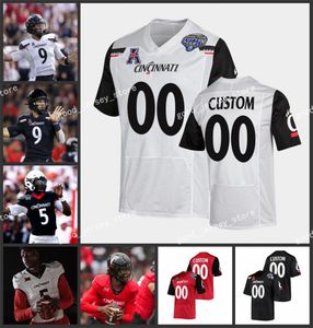 2024 BIG-12 Jason Kelce Cincinnati voetbalshirt Ahmad Gardner Darrian Beavers Myjai Sanders James Hudson Trent Cole gestikte Cincinnati Bearcats-truien