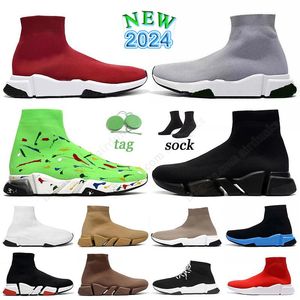 balenciaga balencaigas sock shoes des chausssures hommes femmes balenciaga's balenciagaa balenciga socks speed trainer black volt vintage beige plate-forme 【code ：L】 baskets scarpe