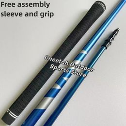 2024 Blue Tube Golf Arbre de golf Wood Sr R S Flex Graphite Free Assembly Sleeve and Grip 240506