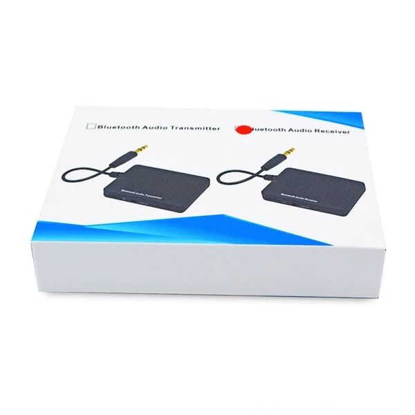 2024 Bluetooth 5.0 Transmisor de receptor de audio 3.5 mm Aux Jack RCA USB Dongle Stereo Adaptador inalámbrico con micrófono para el automóvil TV PC Auricular1.para Bluetooth 5.0 Receptor de audio