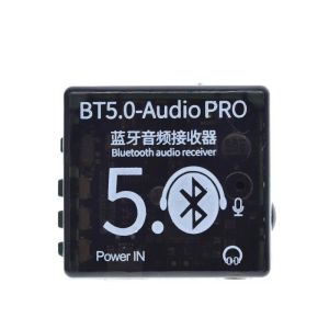 2024 Bluetooth Audio Receiver Board Bluetooth 4.1 BT5.0 Pro XY-WRBT MP3 Lossless Decoder Board Wireless Stereo Music Module met Case zeker,