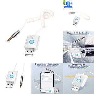 Récepteur et transmetteur Bluetooth 2024, avec adaptateur USB, Jack 3.5Mm, récepteur Audio pour voiture 5.0, Kit d'accessoires de voiture