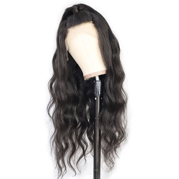 2024 BOBY WAVE HUMAN HEURS T-LACE CLOSURE PERMURES POUR LES FEMMES en gros noir naturel 10 pouces Curly Permed Wigs de haute qualité Afrique de haute qualité 12 pouces Big Wave Wig