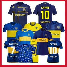 2024 Boca Juniors Jerseys de fútbol Villa Salvio Men Kids Benedetto Salvio Camisa de Futebol 22 23 Camisa de fútbol Tevez Carlitos Marcos Rojo Vázquez