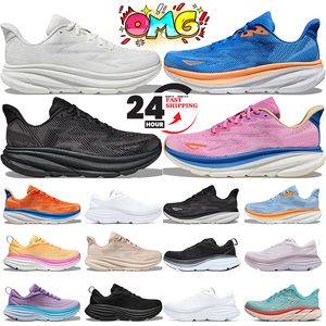 2024 Livraison gratuite Bondi 8 Chaussures Femmes Hommes Free People Run Chaussure Clifton 8 9 Sports Triple Blanc Noir Challenger 7 Shifting Sand Cyclamen Sweet Lilac Baskets