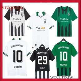 2024 Borussia Monchengladbach Soccer Jerseys Fans Joueur Version 23 24 Home Gladbach Eedi Weigl Zakaria Neuhaus Ginter Thuram Men Kids Football Shirts