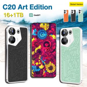 2024 merk C20 Art Edition Snapdragon 8 Gen 2 5G mobiele telefoon ondersteunt snel opladen Dual SIM Android 13 7,3-inch scherm ondersteunt OTG wereldwijde versie mobiele telefoon