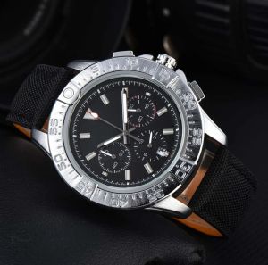 2024 Brand Mens Watches Tous les cadrans fonctionnent deux yeux complètes horloges fonctionnelles montrent des bracelets en nylon en nylon quartz étanche calendrier sapphir watch montre cadeau G556