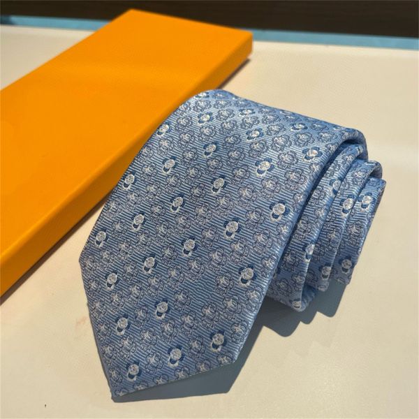 2024 Brand Neck Ties Ties de mariage Men Noldie Designer Neck Tie 100% Suit Coldons Business Business Tie Luxury V887