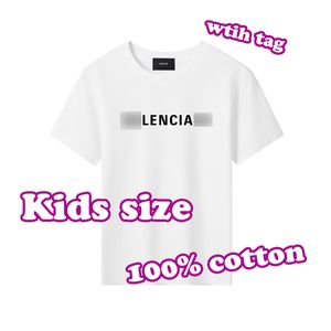 2024 Marca Camisetas para niños Algodón 100% Ropa para niños y niñas Diseñador de lujo Camisetas para niños Diseñadores BAL Ropa para bebés Traje para niños Camisetas Impresas La mejor calidad