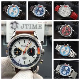 2024 Breitl Watch Original Top Time Deus Watch Breightling Premier Chronograph Designer Movement Watchs Luxury Mens Watch de haute qualité