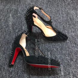 2024 vestido de novia zapatos de boda tacones sandalias de diamantes de imitación zapatos de mujer cuero genuino con strass puntiagudo punta cerrada fiesta rojo brillante bombas inferiores zapatos de tacón alto 35-42