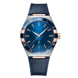 2024 Business informal de alta calidad Automática de 39 mm Constellation Wallwatches Watch Watch Sapphire impermeable de cuero con AAA Watchbox Montre de Luxe