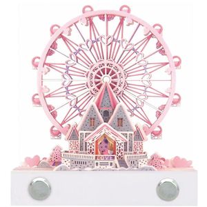 2024 Calendrier 3D Grande Roue Mémo Bloc-notes Montre Art Notes DIY Papier Sculpture Artisanat pour Bureau À Domicile Sculpture Décor 231220