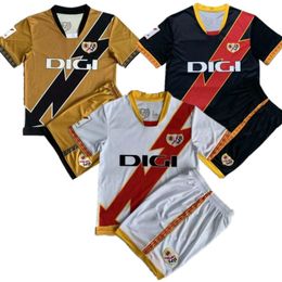 2024 Camiseta Rayo Vallecano Soccer Jerseys 23 24 ISI Unai LOPEZ Accueil Troisième maillot de football GUARDIOLA FRAN GARCIA RODRIGUES OSCAR hommes enfants maillots de football