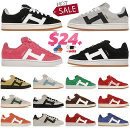 Jaren 00 Designer Platte Casual Schoenen Kern Zwart Grijs Wit Stof Cargo Helder Roze Lucid Blue Gum Topkwaliteit Heren Dames Loafers Tennis Trainers Sneakers