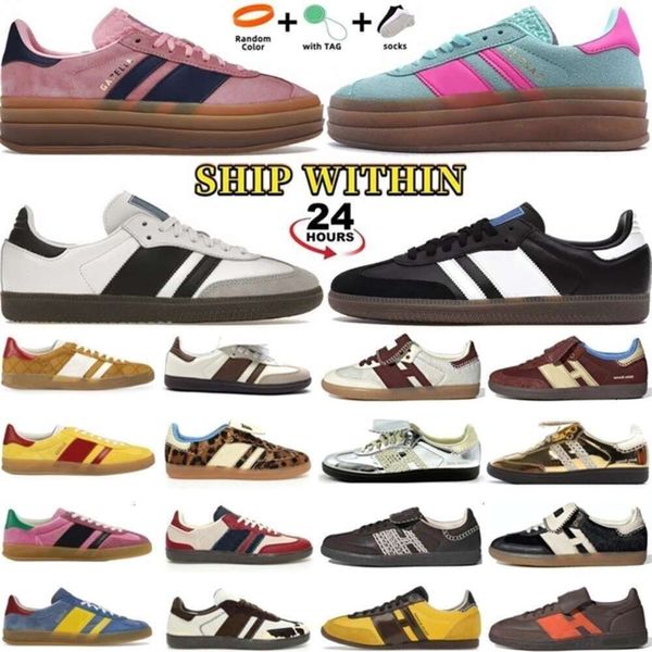 2024 Campus 00s Gazelle Chaussures Chaussures de course Bold Pink Glow Pulse Mint Pink Core Noir Blanc Solaire Super Pop Rose Presque Jaune Hommes Femmes Sports 36-45